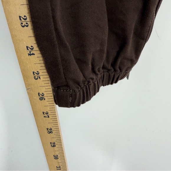 Cabi Utility Jogger Pants Size 10 Brown Zip Hem Pockets Stretch Style 4514 - Picture 7 of 10